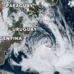 O que traz o ciclone a Sudeste do Rio Grande do Sul?