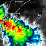 Chuva e temporais avançam da Argentina para o Sul do Brasil