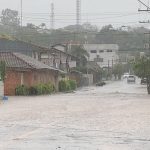 Chuva forte e alagamentos no Rio Grande do Sul
