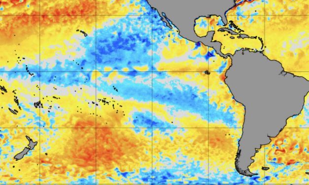 Fenômeno La Niña mais fraco no Pacífico