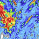 Muita chuva em parte do Mato Grosso