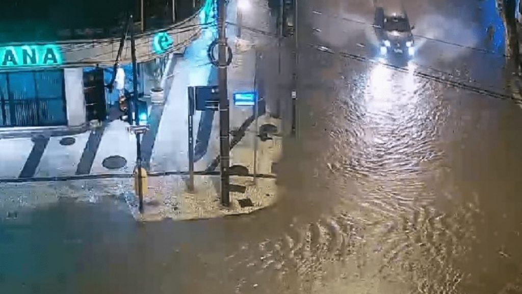 Chuva forte atinge o Rio de Janeiro