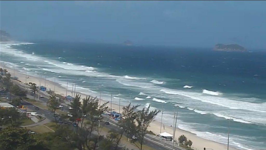 Ciclone Potira traz vento forte no Rio de Janeiro