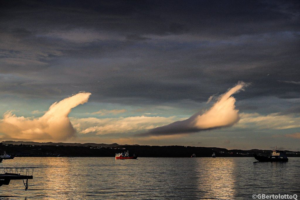 Nuvens Kelvin–Helmholtz dão espetáculo no Chile