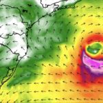 Potira traz riscos em Santa Catarina