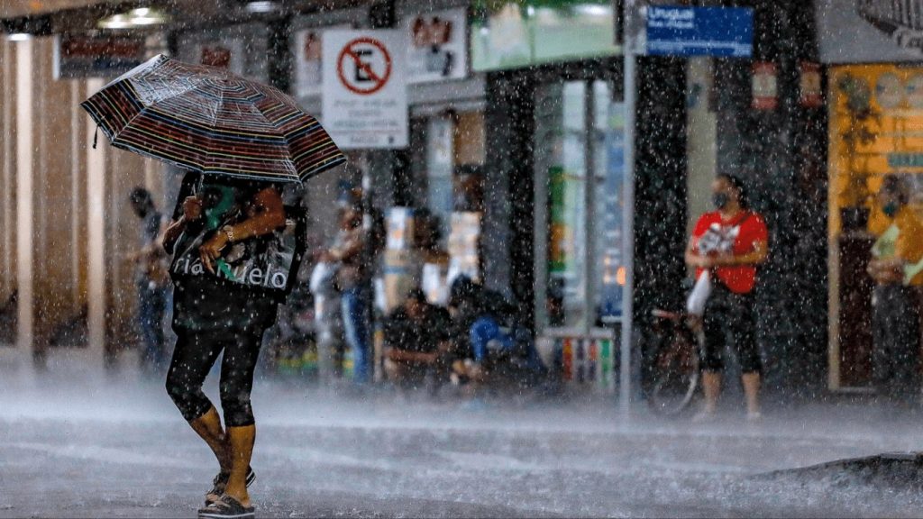 Chuva avança pelo Sul do Brasil