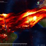 Gases do vulcão atingem América do Sul e África