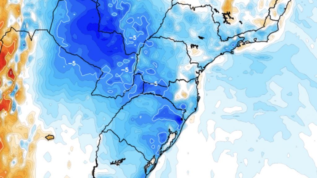 Frio e geada no Sul do Brasil no fim de abril