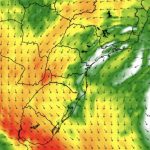 Corrente vinda da Bolívia trará ar muito quente e forte calor