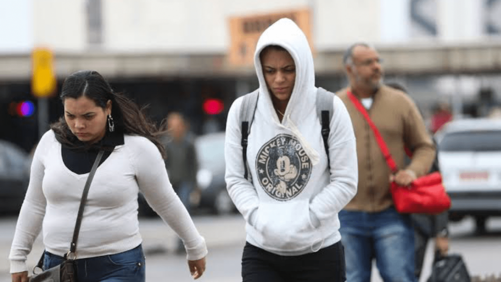 Frio em São Paulo no começo de abril