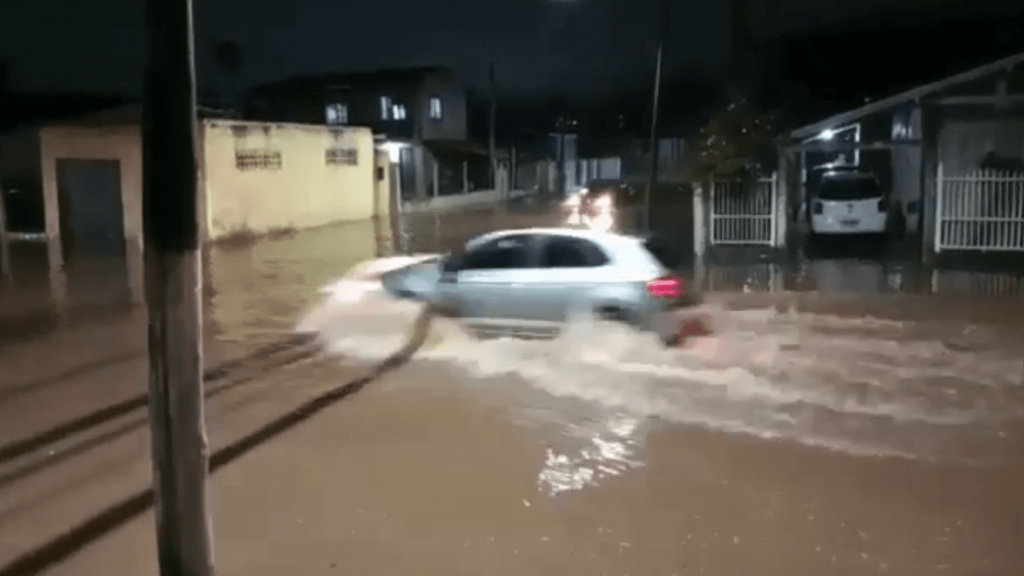 Torres castigada por chuva intensa