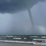 Tromba d’água também em Atlântida Sul