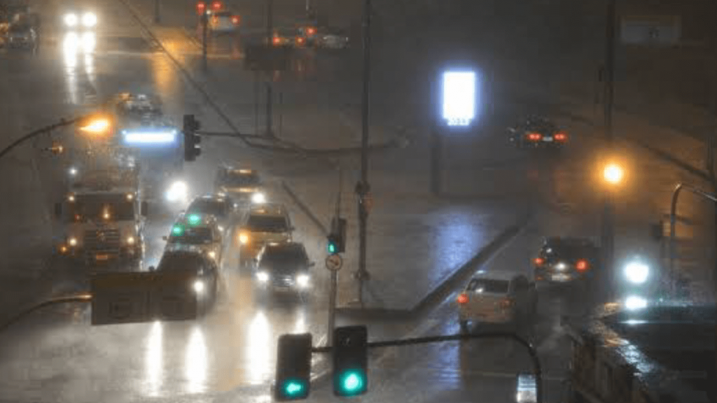 Rio de Janeiro castigado por chuva intensa