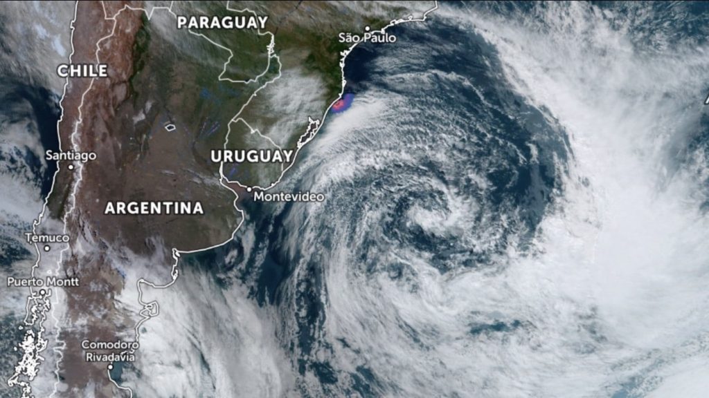Ciclone dá lugar a frio mais intenso e geada