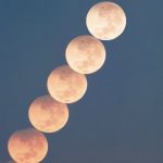 Veja a evolução do eclipse da Superlua