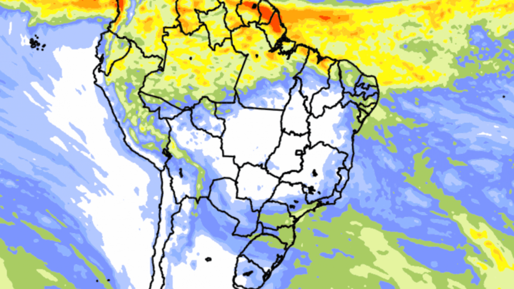 Previsão do tempo Brasil – Chuva 10 dias