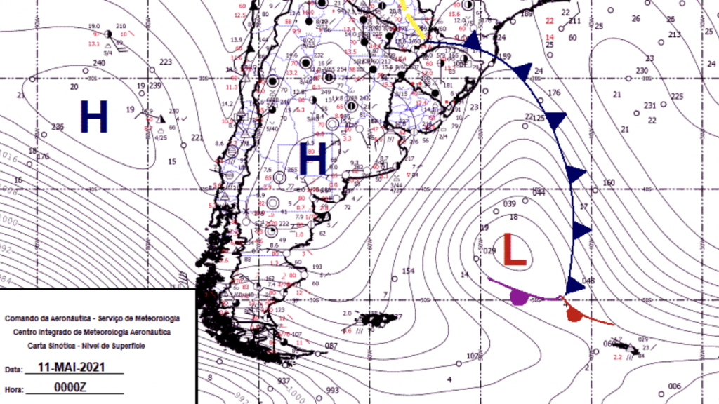 Enorme Ciclone No Atlântico Sul Metsul Meteorologia 