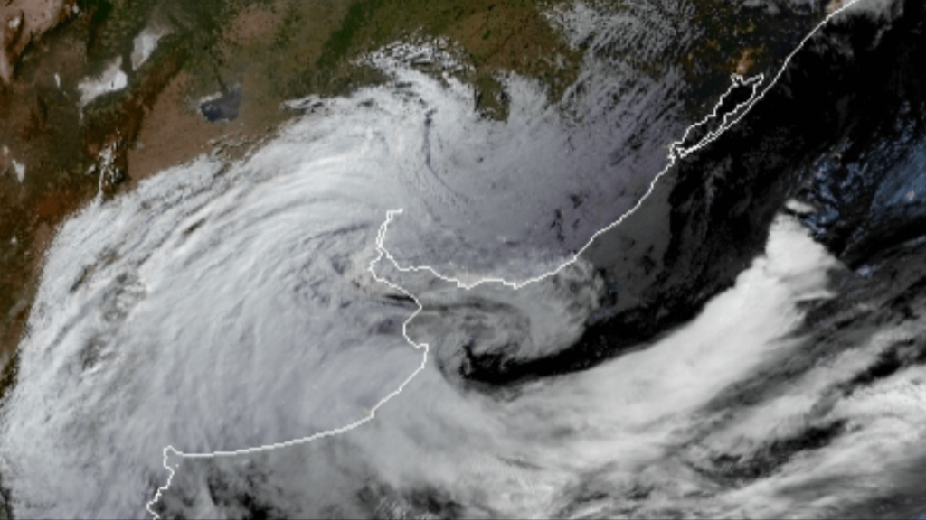 Ciclone quebra recorde na Argentina e trará muito vento
