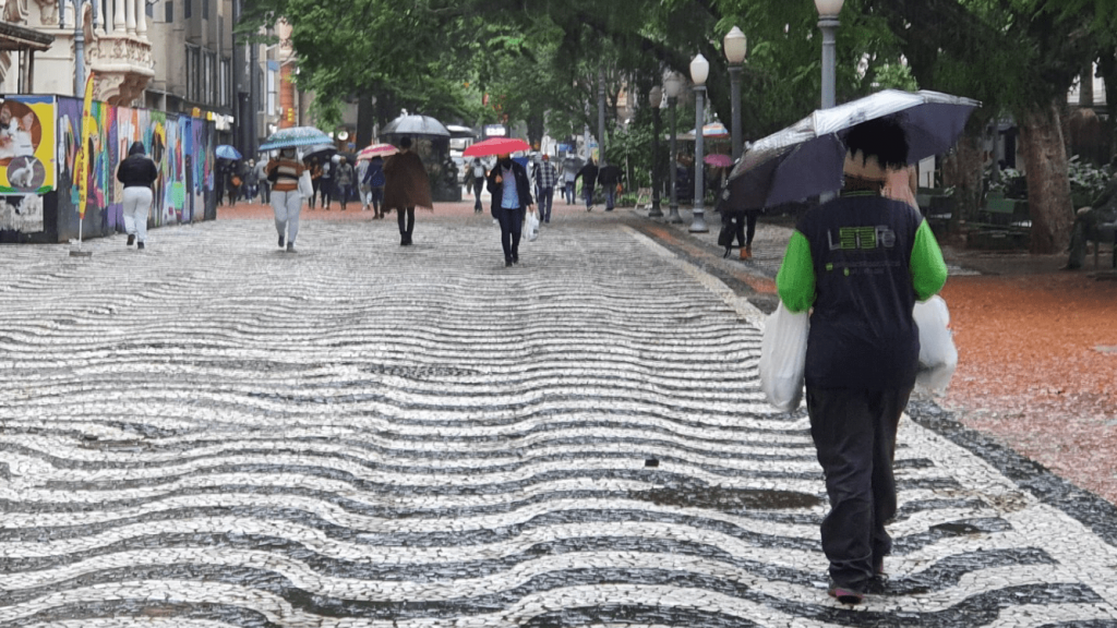 Chuva atinge os três estados do Sul nesta quinta-feira