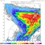 Chuva forte atingirá os três estados do Sul do país