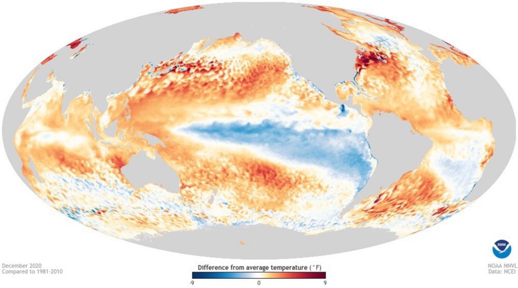 Cresce a possibilidade de volta da La Niña