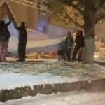 Argentinos celebram Copa América sob neve