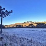 Sábado começou com frio de até -10°C no Sul do Brasil