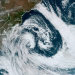 Vento Minuano cede com afastamento de enorme ciclone