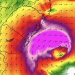 Dois ciclones em sequência vão trazer ar frio