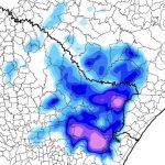 Possibilidade de neve do Sul do Rio Grande do Sul ao Paraná