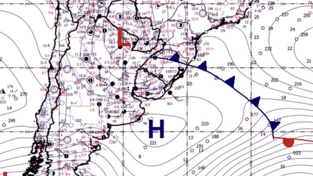 Previsão do tempo – Frente fria traz chuva no Sul do Brasil