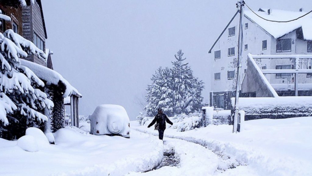 Maior tempestade de neve do ano na Argentina