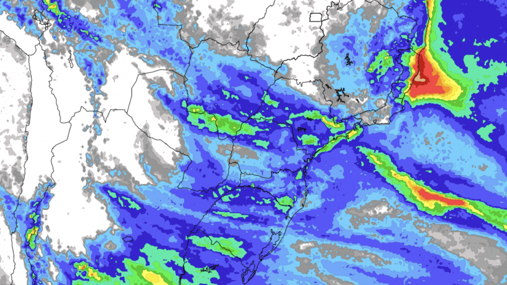 Previsão de chuva – Tendência de sete dias