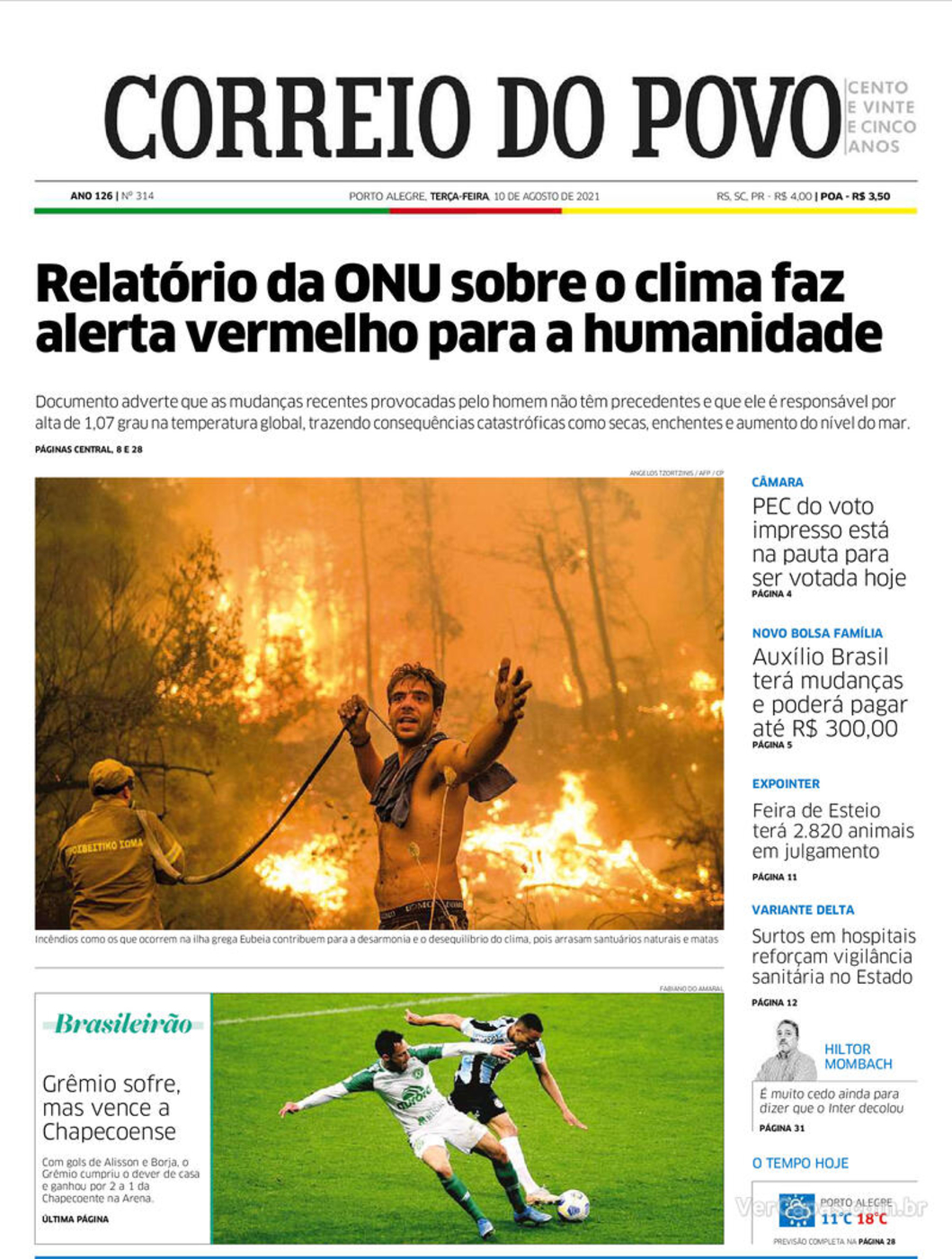 Brasil mil grau: o que o IPCC diz sobre o futuro do país no aquecimento  global?