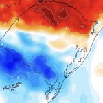 Tarde de inverno e verão no Rio Grande do Sul