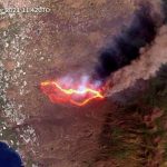Satélites registram rios de lava da erupção em La Palma