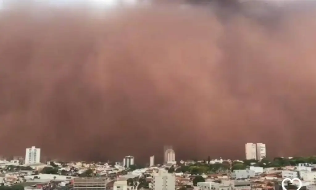 Por que a tempestade de areia foi tão intensa entre São Paulo e Minas Gerais?