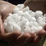 Temporais de chuva forte e granizo avançam e trazem estragos