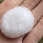 Fortes temporais de granizo atingem o Uruguai