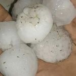 Granizo grande e tornados na Argentina