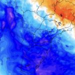 Forte massa de ar frio no começo de outubro?
