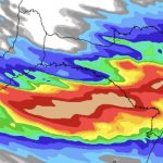 Muita chuva hoje entre o Norte do Rio Grande do Sul e Santa Catarina