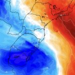 Massa de ar frio chega com geada na metade da semana