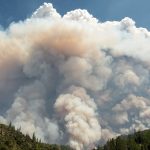 Nuvem de tempestade de fogo se forma no Norte do Paraguai