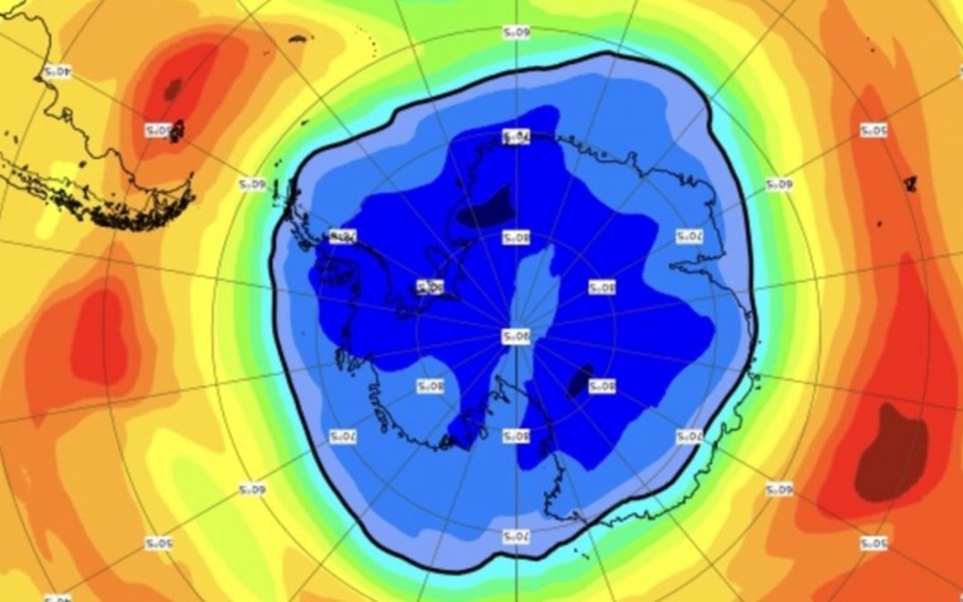 Buraco de ozônio de 2021 já é maior que a Antártida Buraco de ozônio deste ano repete a tendência de 2020 e apresenta dimensão maior do que o normal no Sul do planeta
