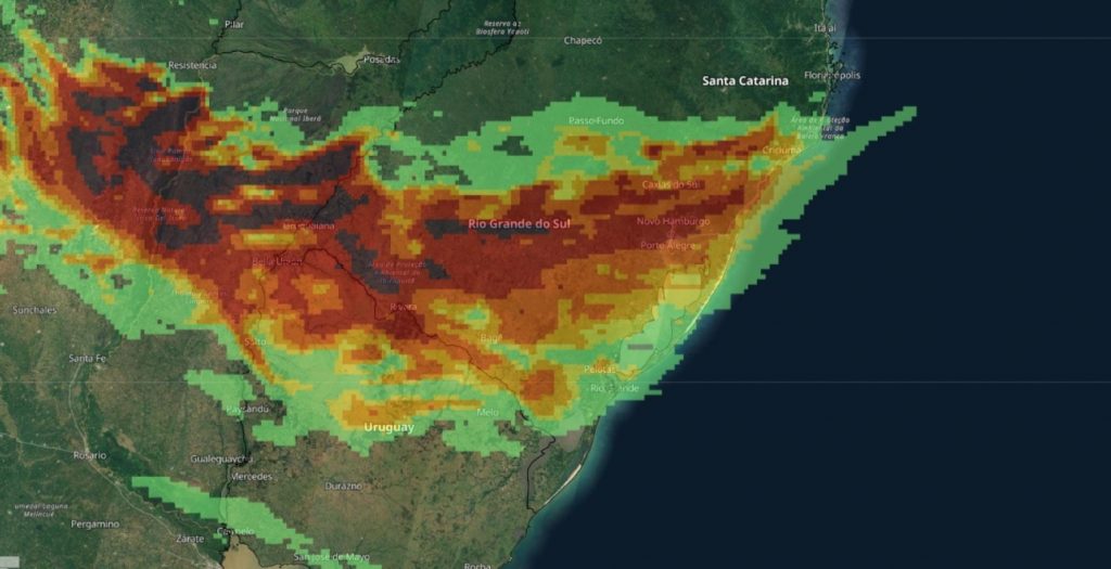 Rio Grande do Sul será uma das áreas com mais raios no mundo no 7 de setembro