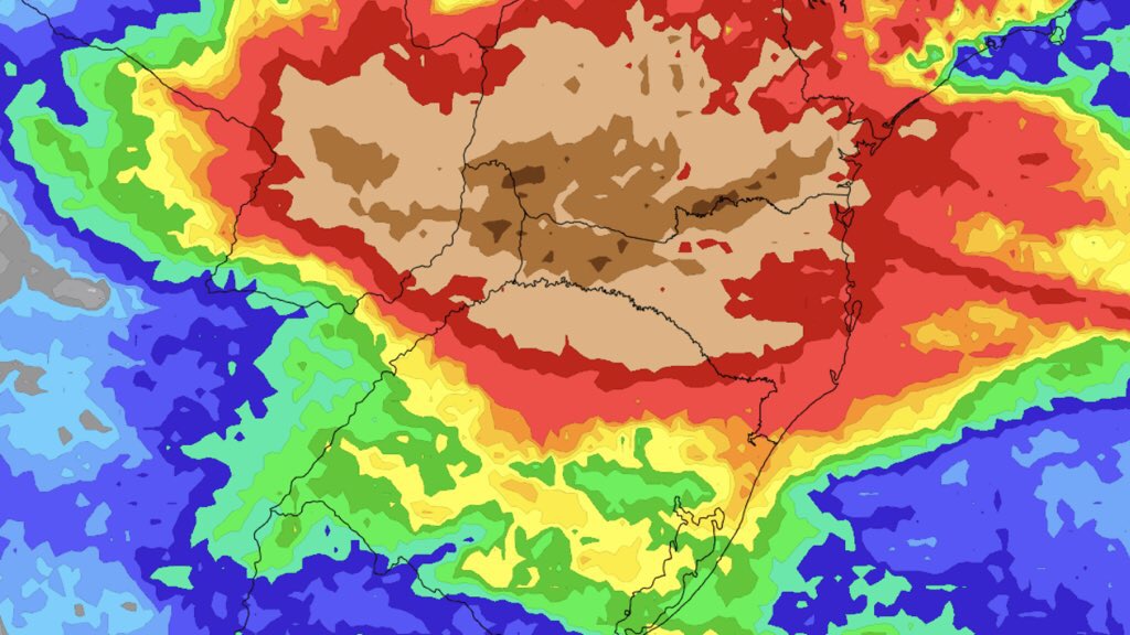 <span class="entry-title-primary">Muita chuva e temporais previstos para Santa Catarina e o Paraná</span> <h2 class="entry-subtitle">Domingo deve ser um dia de muito alto risco de tempo severo nos dois estados com fortes tempestades</h2>