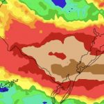 Frente fria e ciclone trazem risco de chuva extrema em parte do Estado