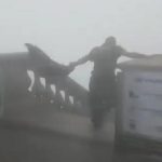 Vento no Rio de Janeiro assusta e traz transtornos na chegada da frente fria