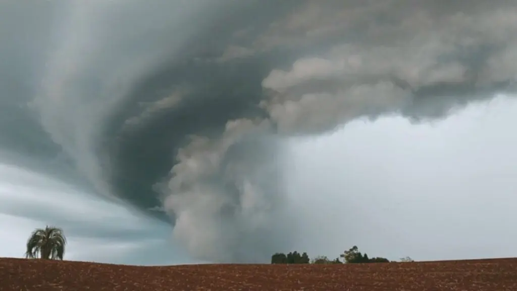Supercélula de tempestade é registrada no interior gaúcho